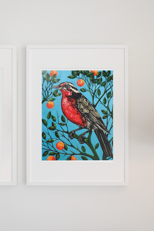 "Casa Loica" Óleo sobre lienzo Valentina Rosende Arte