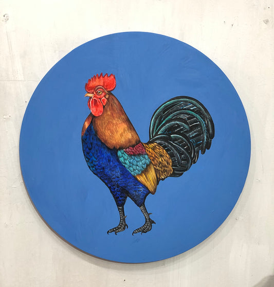 "Pequeño Gallito"Óleo sobre Lienzo Valentina Rosende Arte