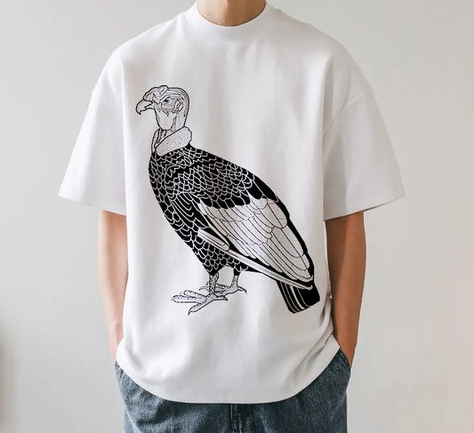 "P Camiseta Cóndor" algodón y serigrafía .