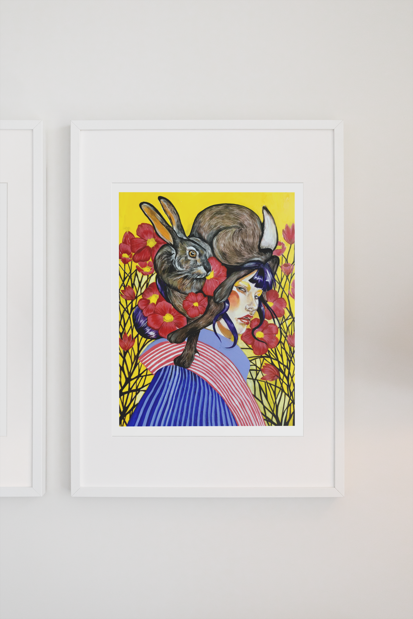 "Mujer Naturaleza" Óleo sobre lienzo Valentina Rosende Arte