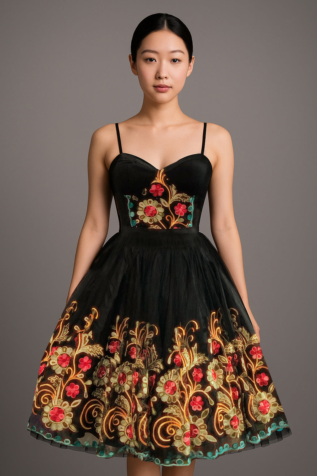 Vestido Bordado Valentina Rosende